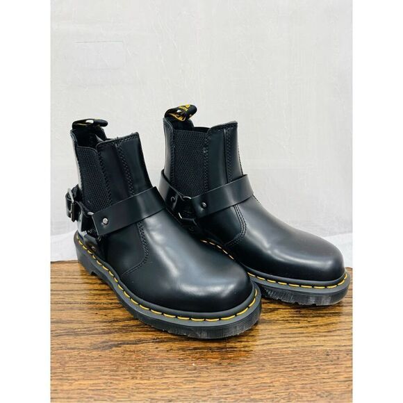 DR MARTENS NWB WINCOX Smooth Leather Buckle Boots - Picture 4 of 12